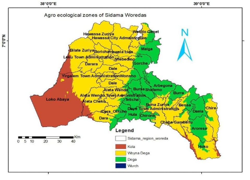 የሲዳማ ክልል አግሮኢኮሎጂካል ዞኖች